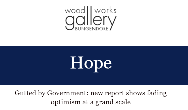 Reponses to Gallery newsletter HOPE