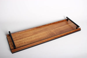A fiddleback blackwood serving tray