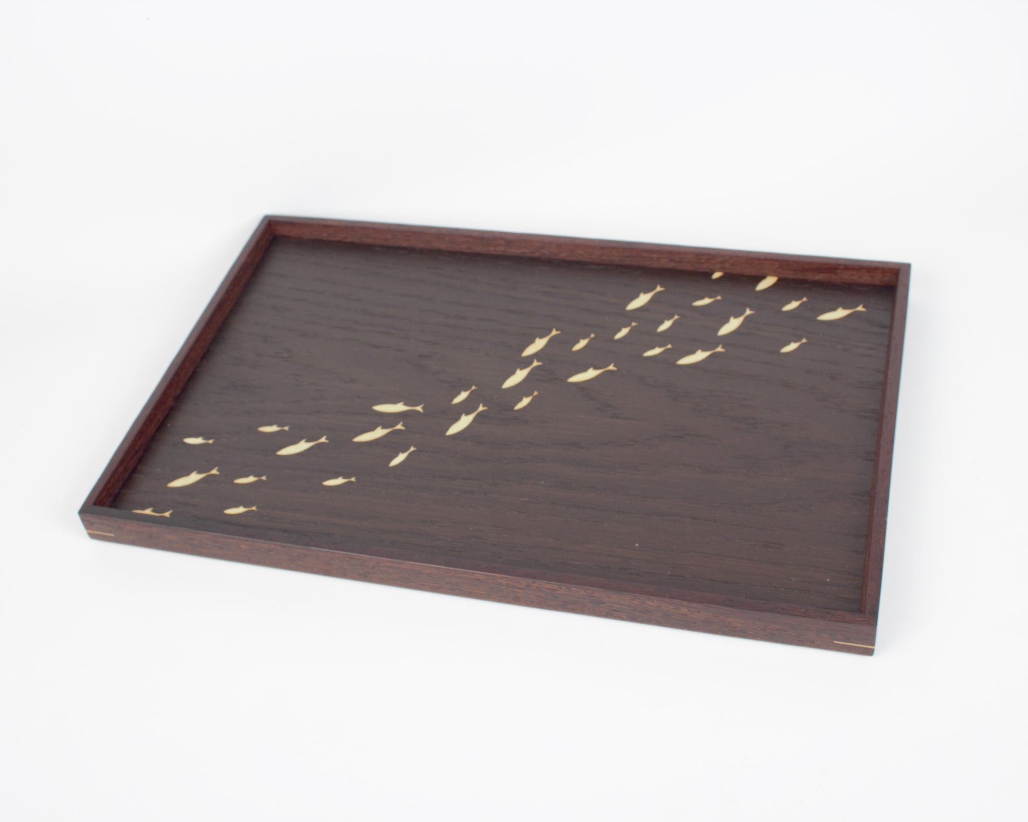 Tray with Fish Marquetry #21