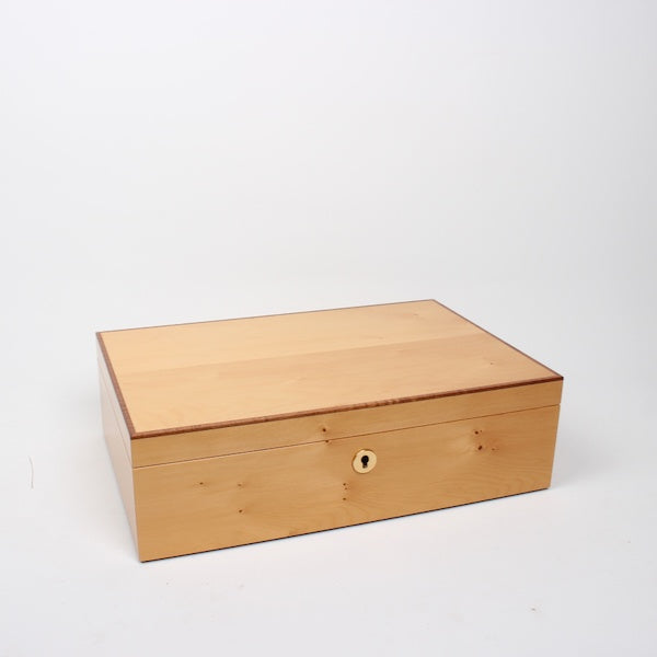 Huon Pine Deluxe Box with Keyed Lock #01