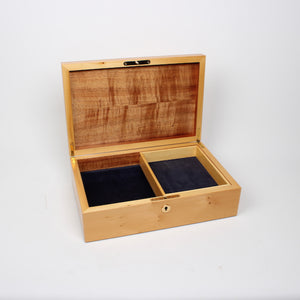 Huon Pine Deluxe Box with Keyed Lock #01