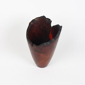 Jarrah Burl Vase with Resin #047