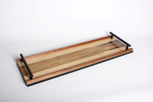 A blackheart sassafras veneer serving tray