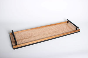 A fiddleback eucalypt serving tray