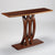 A Jarrah hall table with intersecting arch leg structure